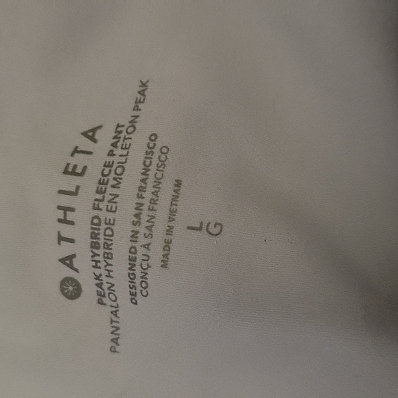 Women's Athleta Pants Size L Light Blue - Picture 9 of 13